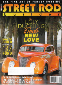 STREET ROD BUILDER 2006 APR - FENDER BOBBING, DROP-TUBE FRONT AXLE,700R4 HD BLD